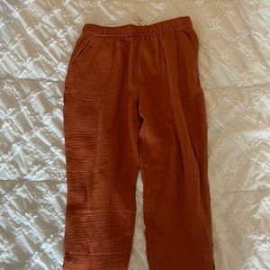 Madewell Pull-on linen gauze like pants